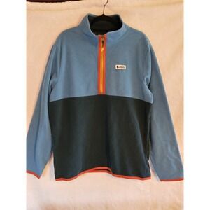SOLD!! Cotopaxi Mens Fleece Large 1/4‎ Zip Pullover Jacket Two Toned Blue SOLD!!